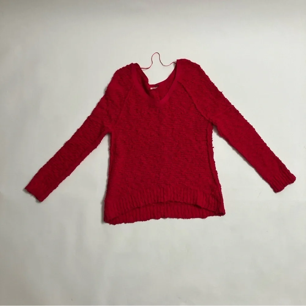 FREE PEOPLE textured oversized sweater
